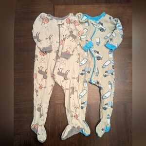 Pair Of Leveret Footies|12-18 Months
